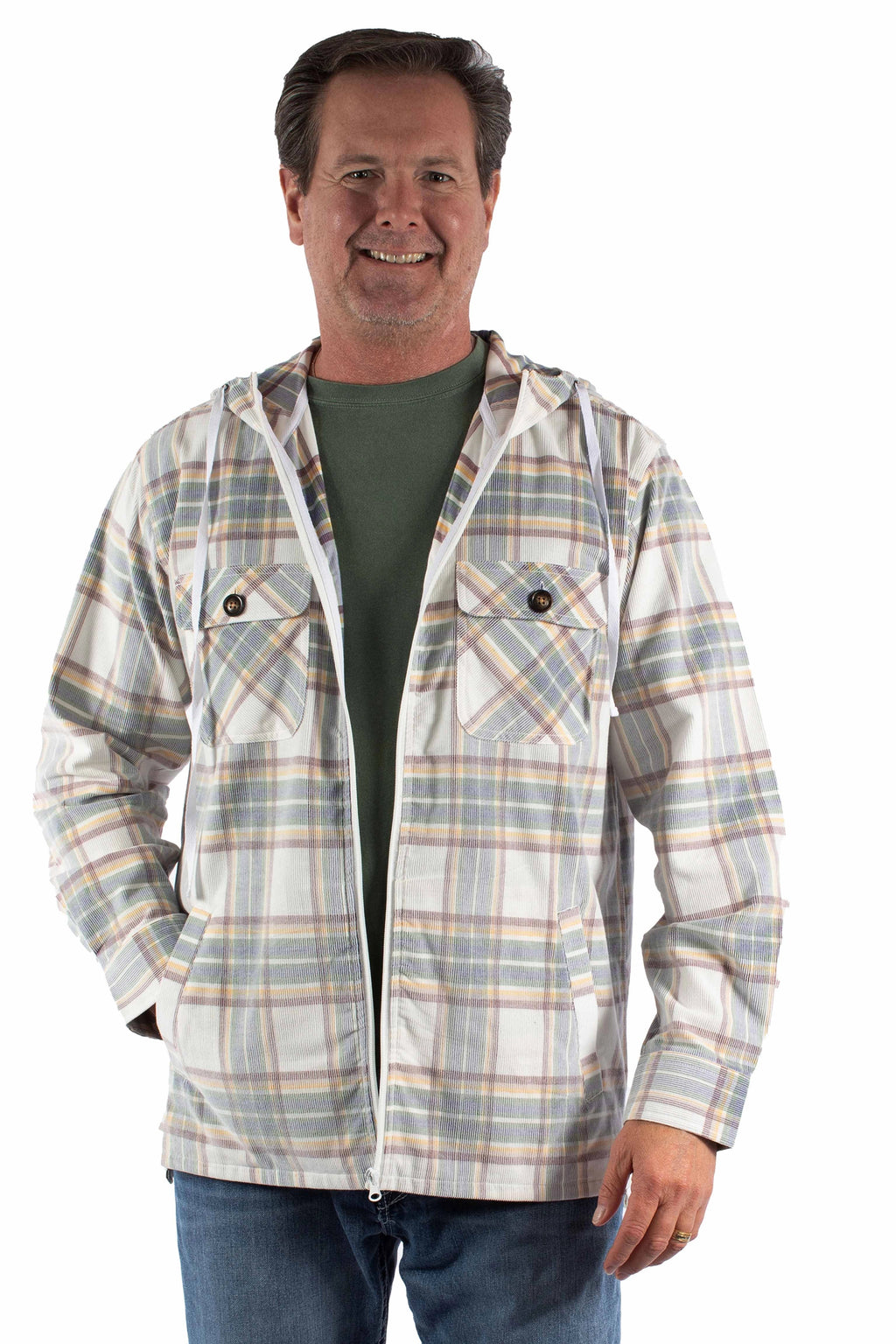 Scully Drawstring Hood (5389) - Men's Corduroy Hoodie