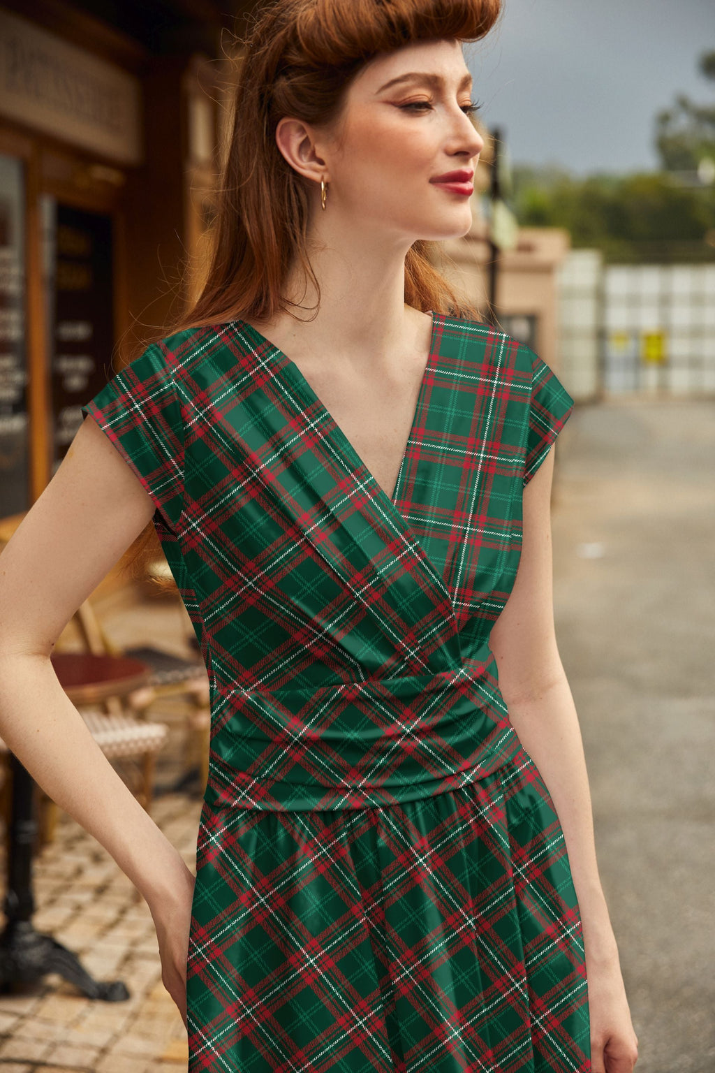 Plaid Greta Dress - Plus Sizes only