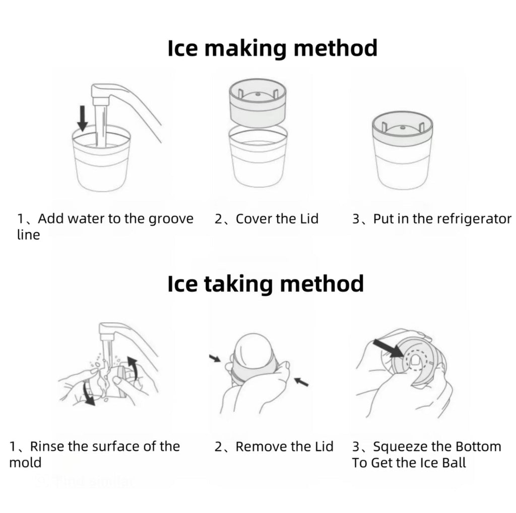 GlacierSphere Ice Molds