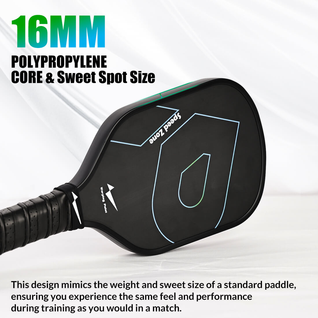Pickleball Training Paddle - 16mm