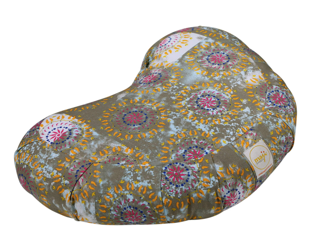 Maji Sports Halfmoon Zafu Yoga Meditation Pillow