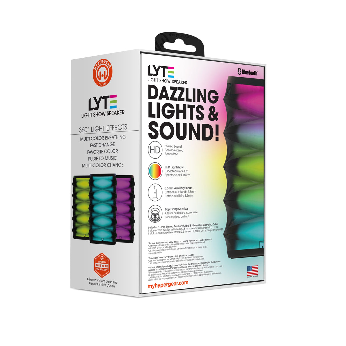 HyperGear LYTE Wireless LED Speaker
