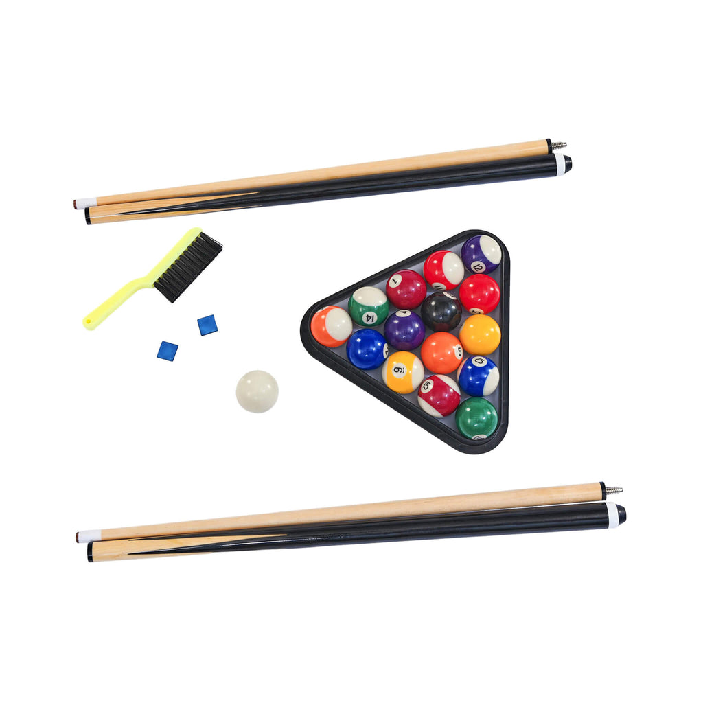 6FT Premium Wooden Multifunctional Pool Table With Table Tennis Top (SAK62741)