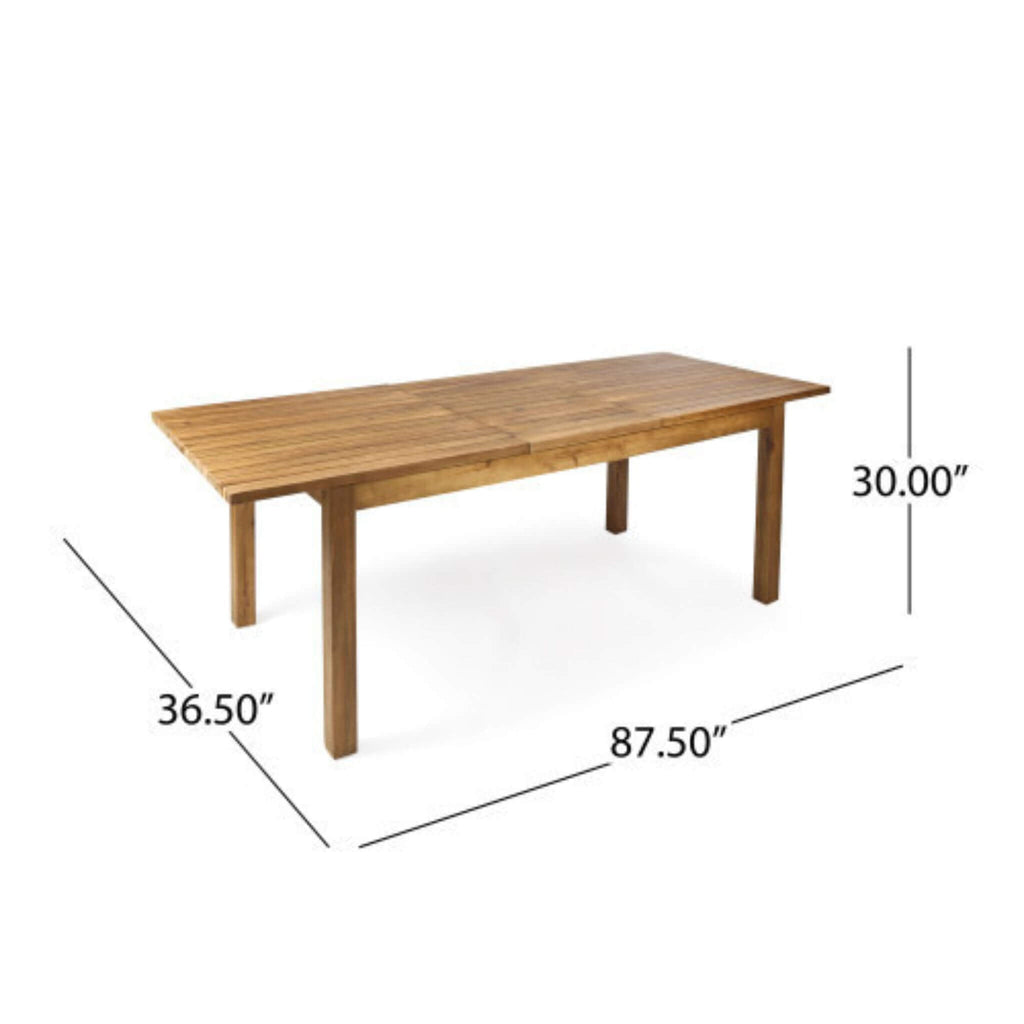 7-Piece Acacia Wood Outdoor Dining Set With Cushions And Table (SAK14657)