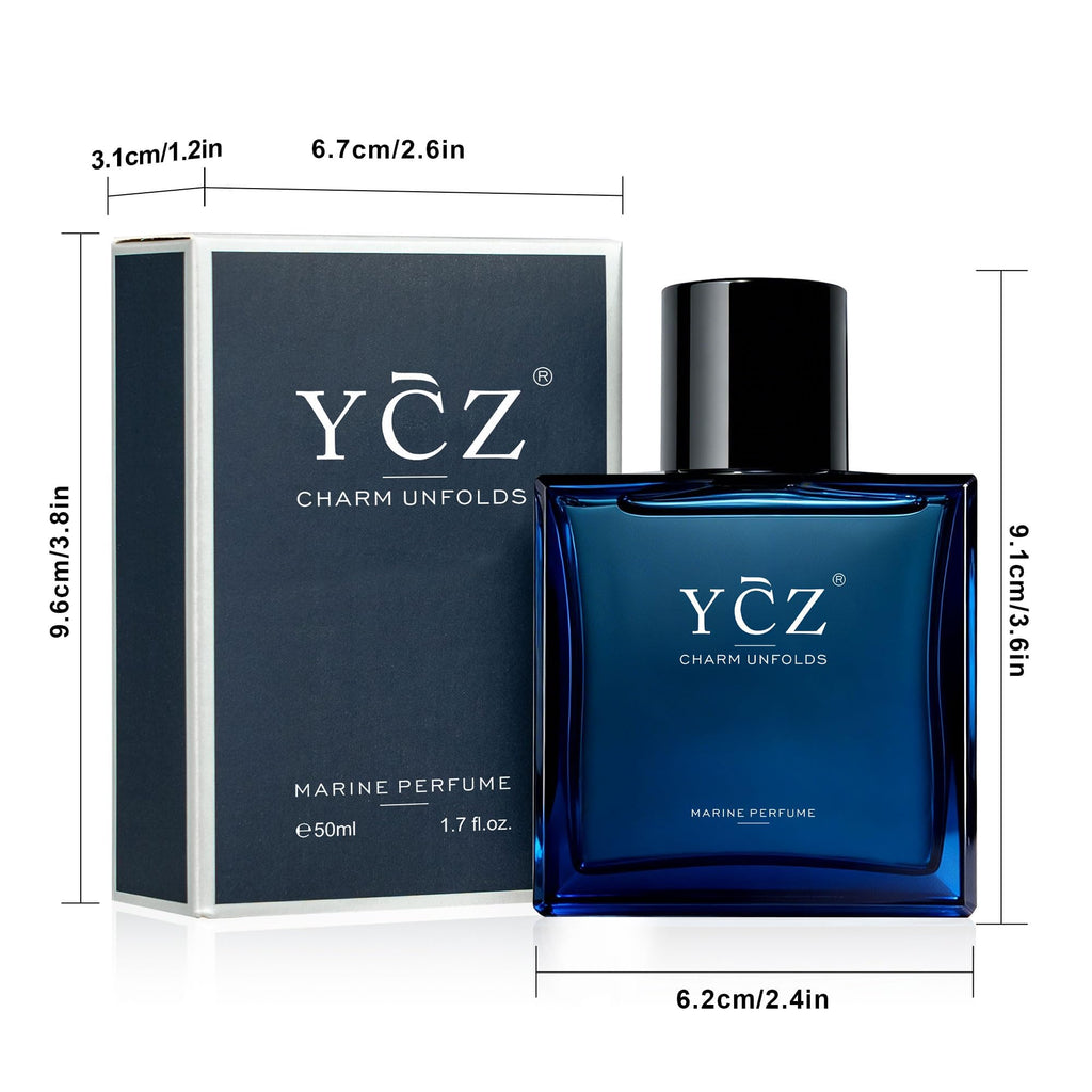 YCZ Men's Cologne Collection – 1.7 oz Long-Lasting Eau de Parfum (9 Scents)