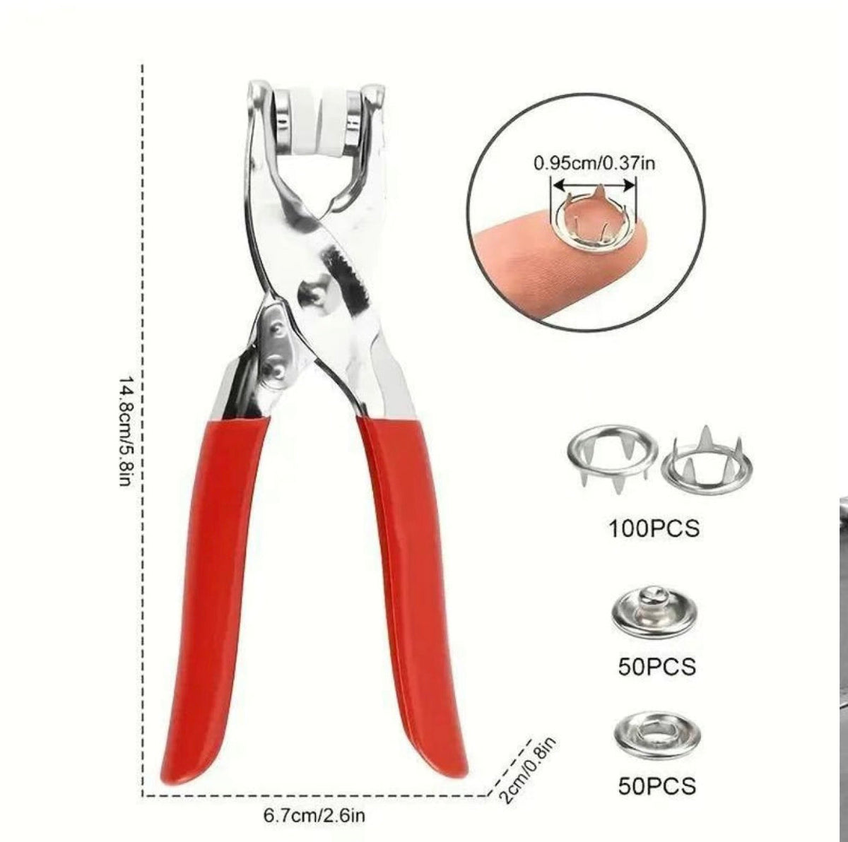 SewEase Button & Pliers Kit