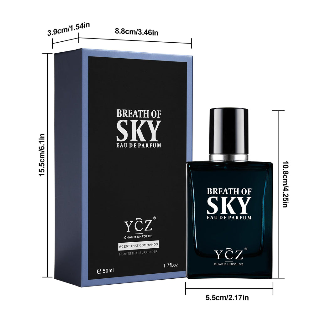 YCZ Men's Cologne Collection – 1.7 oz Long-Lasting Eau de Parfum (9 Scents)