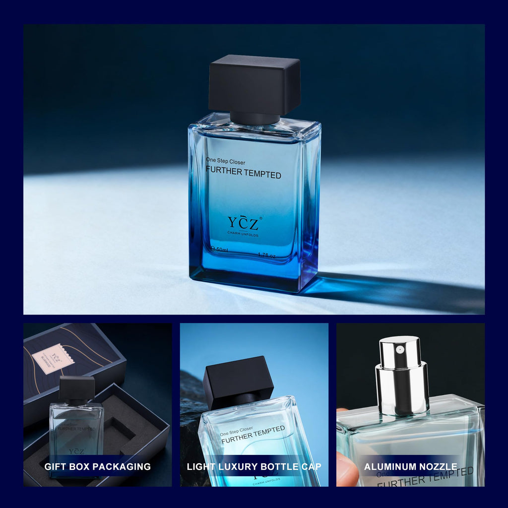 YCZ Men's Cologne Collection – 1.7 oz Long-Lasting Eau de Parfum (9 Scents)