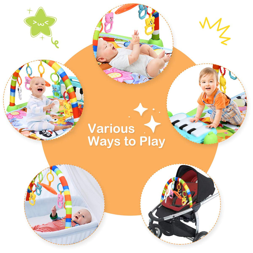 Baby Kick and Play Piano Gym Activity Play Mat