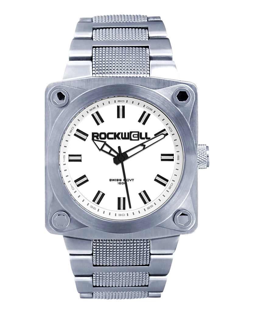 747 (Silver/White) Watch