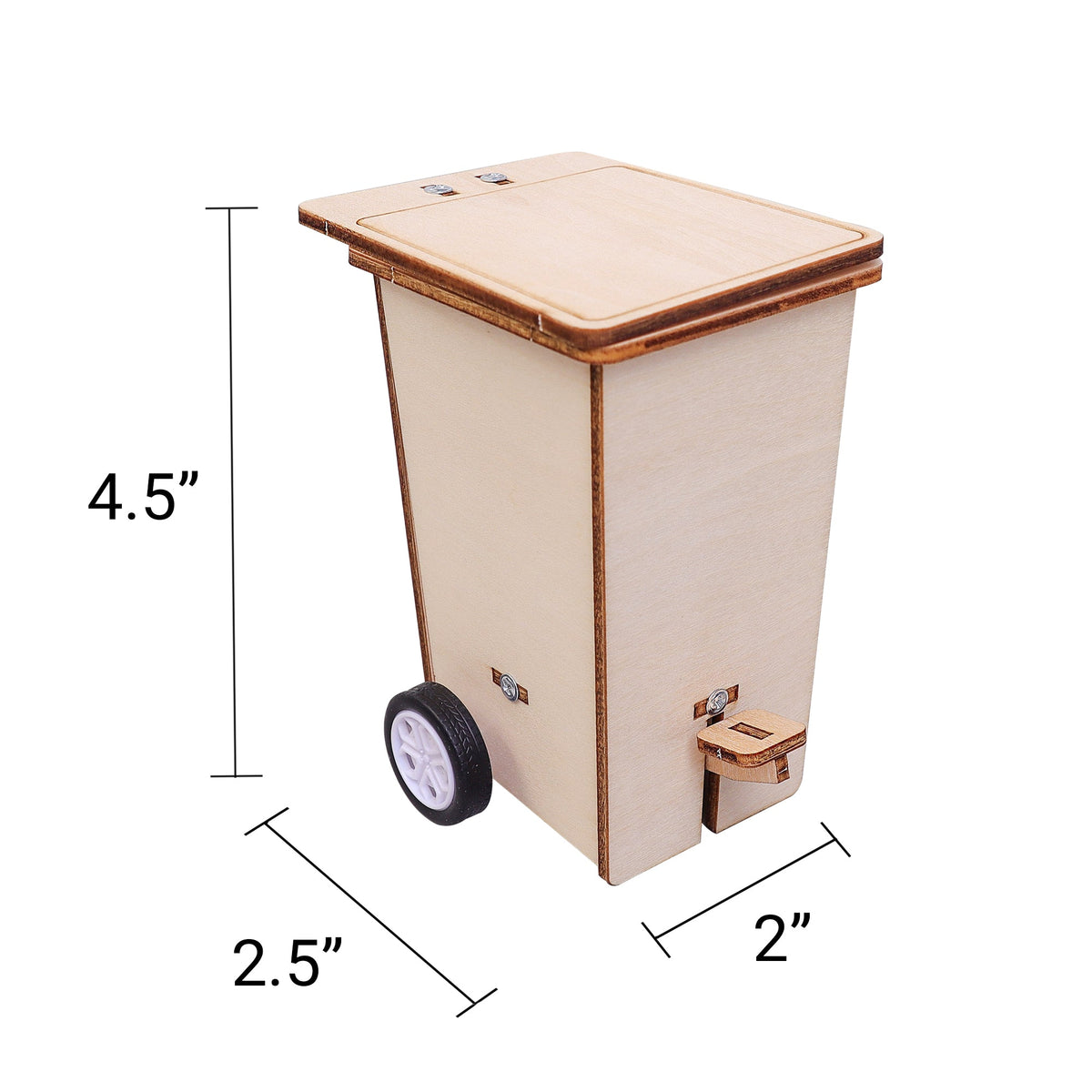 Build & Paint Mini Trash Cans (Set of 2) – Fun Desk Décor & Craft Project