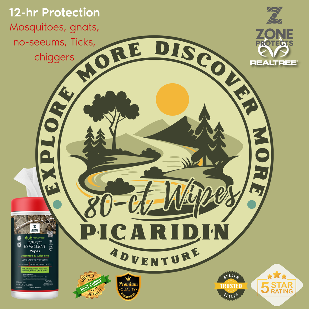 Zone Realtree Unscented Repellent Wipes