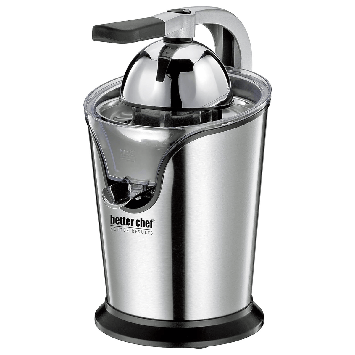 Better Chef High Power Deluxe Stainless Steel Electric Citrus Juice Press