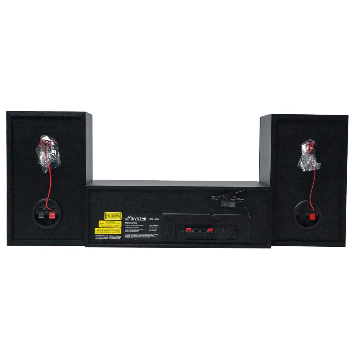 Victor Milwaukee 50W Desktop CD Stereo System Silver - Refurbished