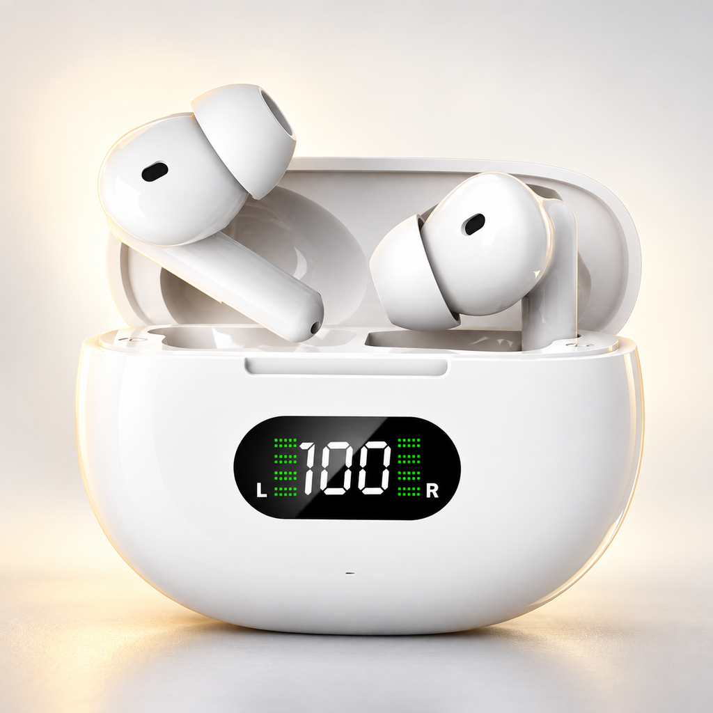 Noise-Canceling Wireless Earbuds — polished product hero image