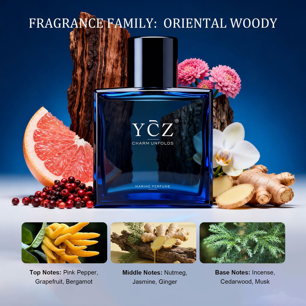 YCZ Men's Cologne Collection – 1.7 oz Long-Lasting Eau de Parfum (9 Scents)
