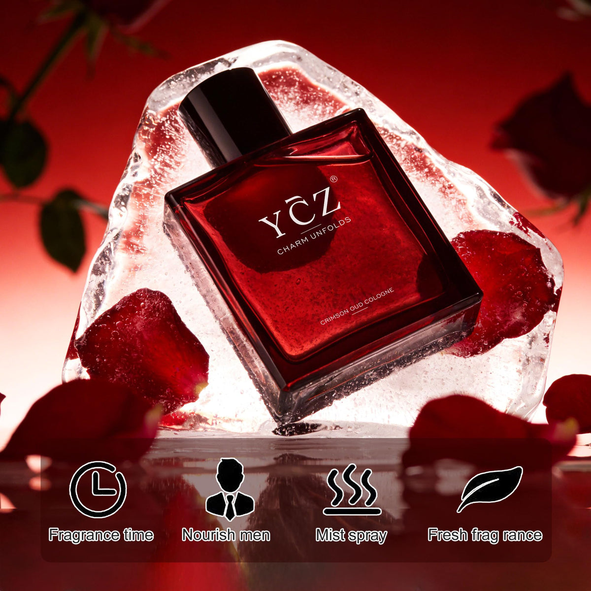 YCZ Men's Cologne Collection – 1.7 oz Long-Lasting Eau de Parfum (9 Scents)