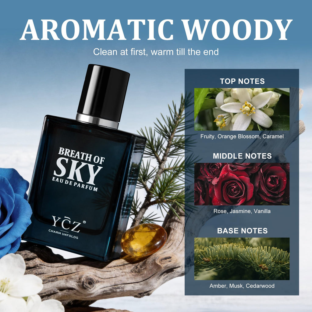 YCZ Men's Cologne Collection – 1.7 oz Long-Lasting Eau de Parfum (9 Scents)