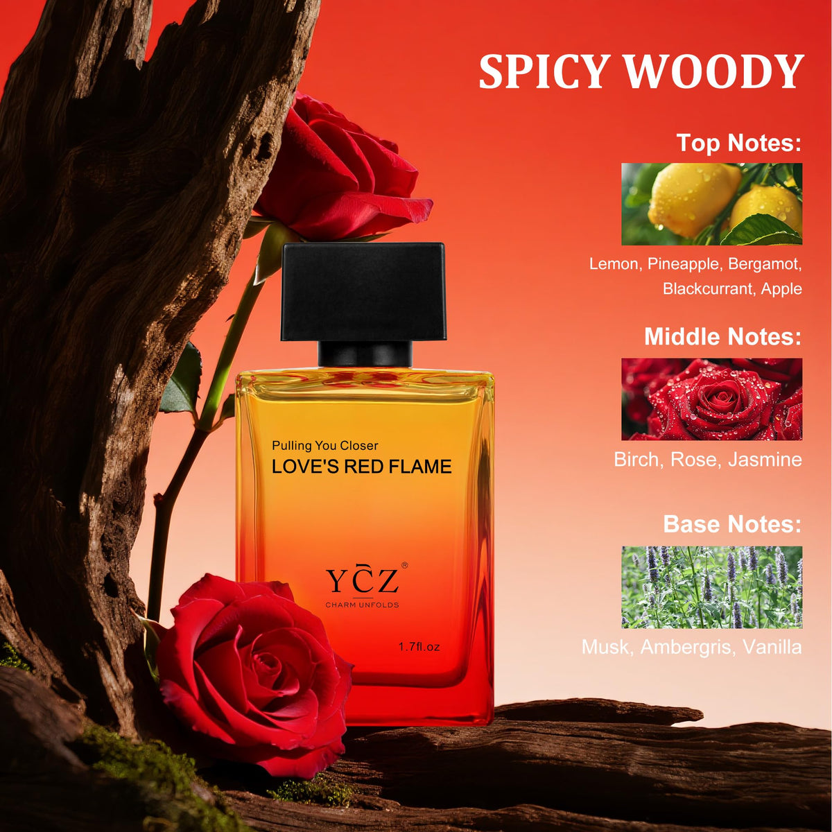 YCZ Men's Cologne Collection – 1.7 oz Long-Lasting Eau de Parfum (9 Scents)