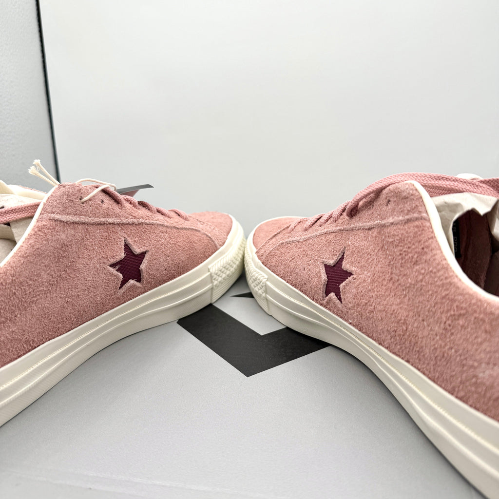 Converse One Star Pro OX Shoes Cherry Vision Canyon Dusk Pink Suede Leather