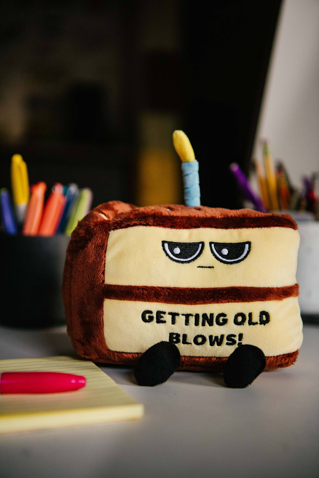 Birthday Cake Plush - Getting Old Blows