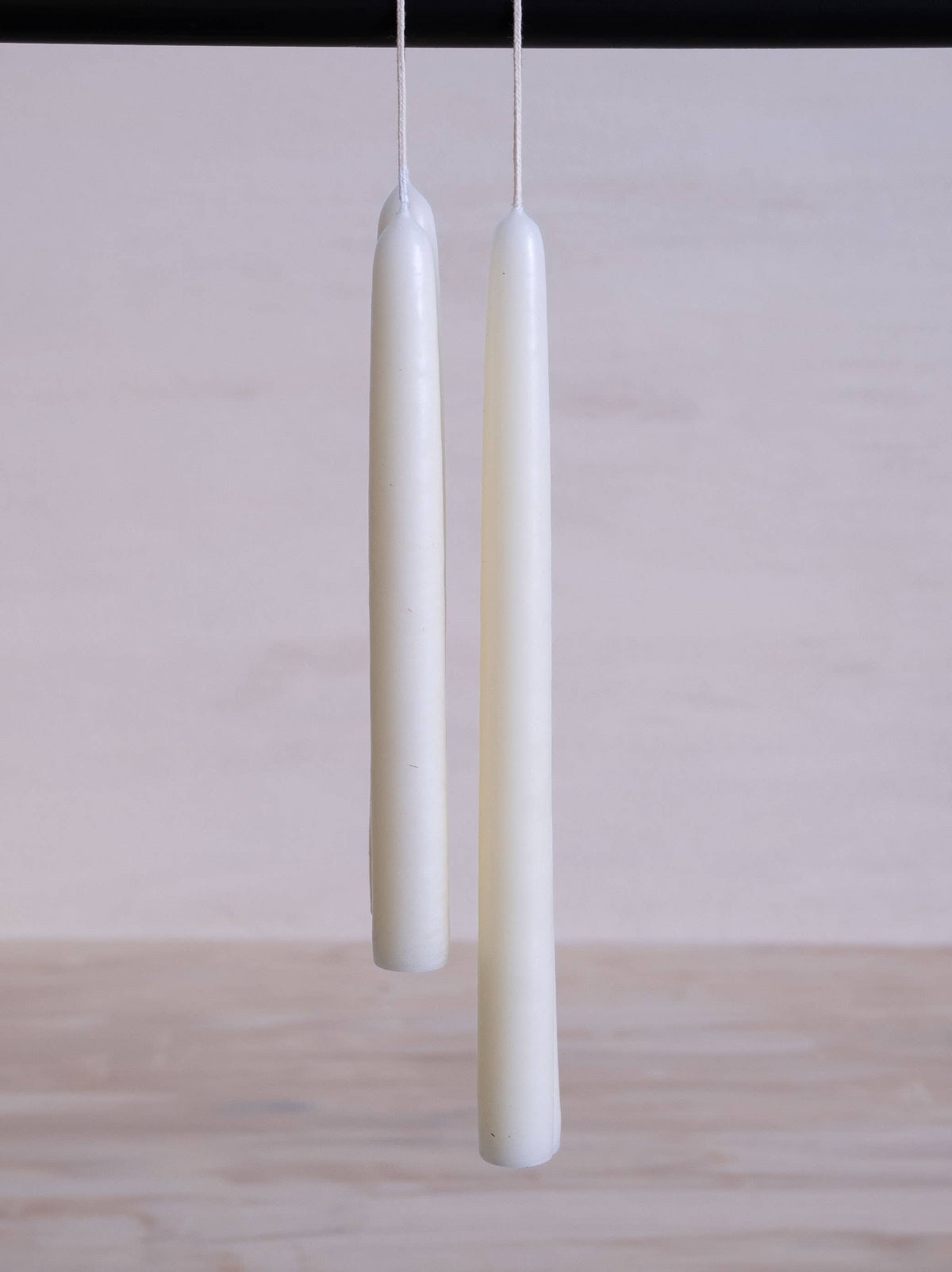 Tapered Candles - Shell White