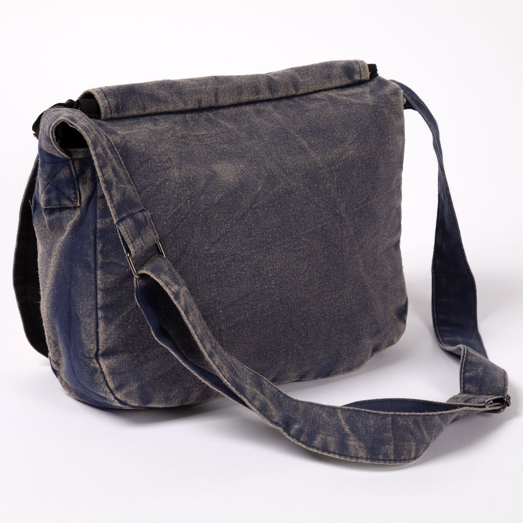 Rising Sun Stone Washed Messenger Bag