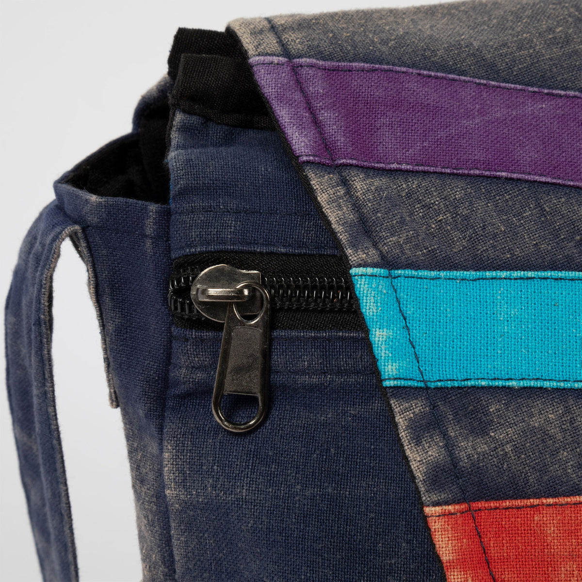 Rising Sun Stone Washed Messenger Bag