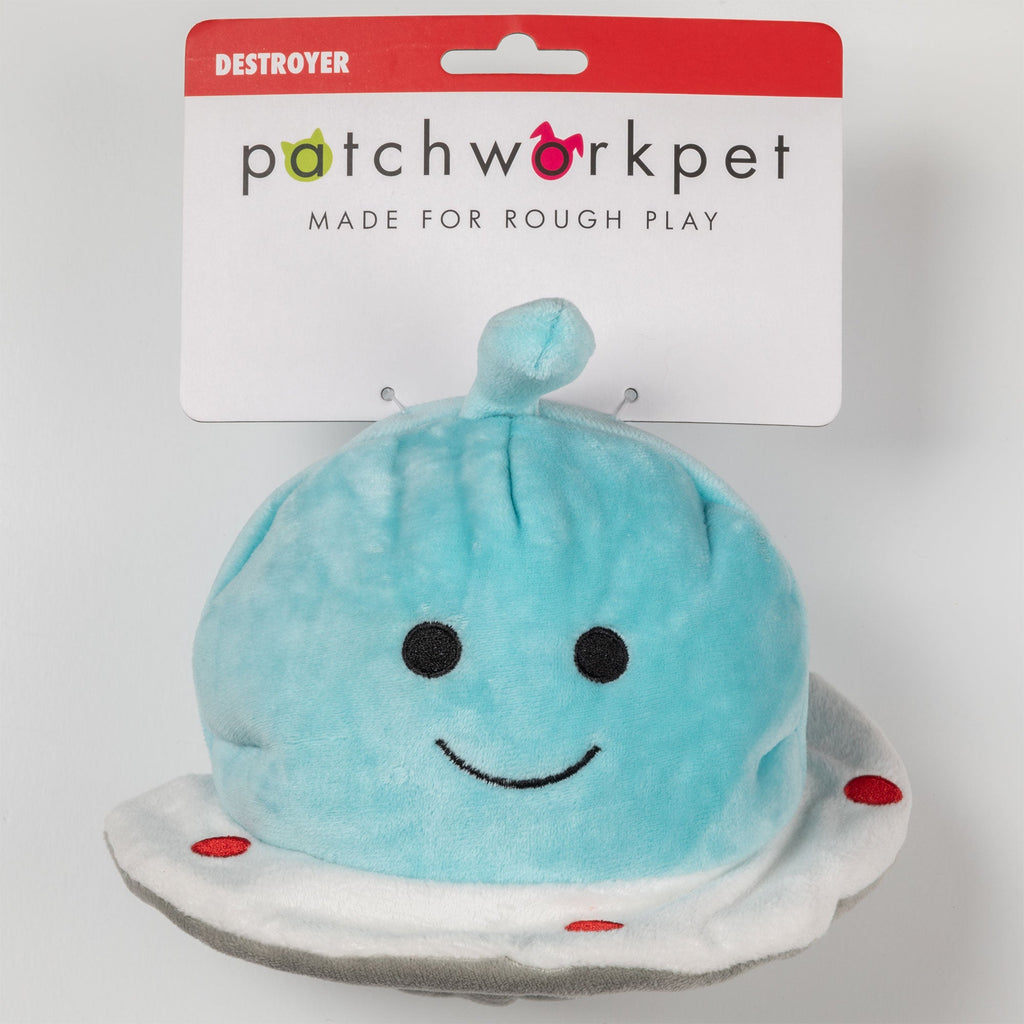 Patchwork Pet Spaceship with Alien 5-inch