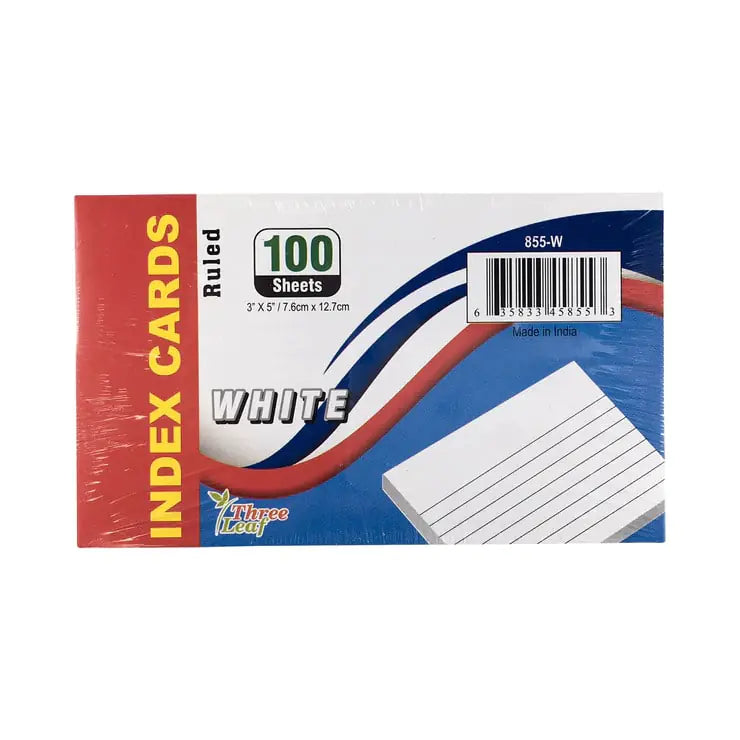Three Leaf Index Card