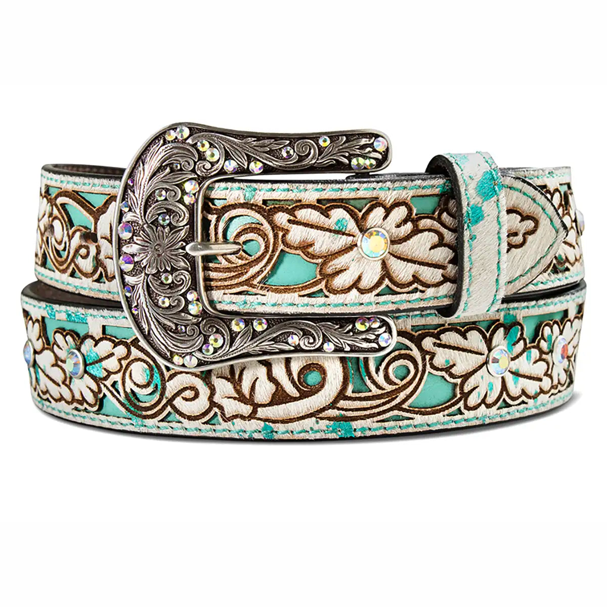 Ariat Southern Sky Belle - Women's Hair-On Cowhide Leather Belt