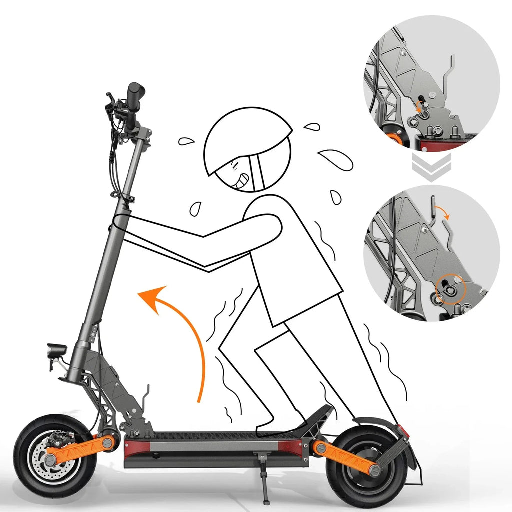 Electric Scooter 800W Power  31MPH Speed