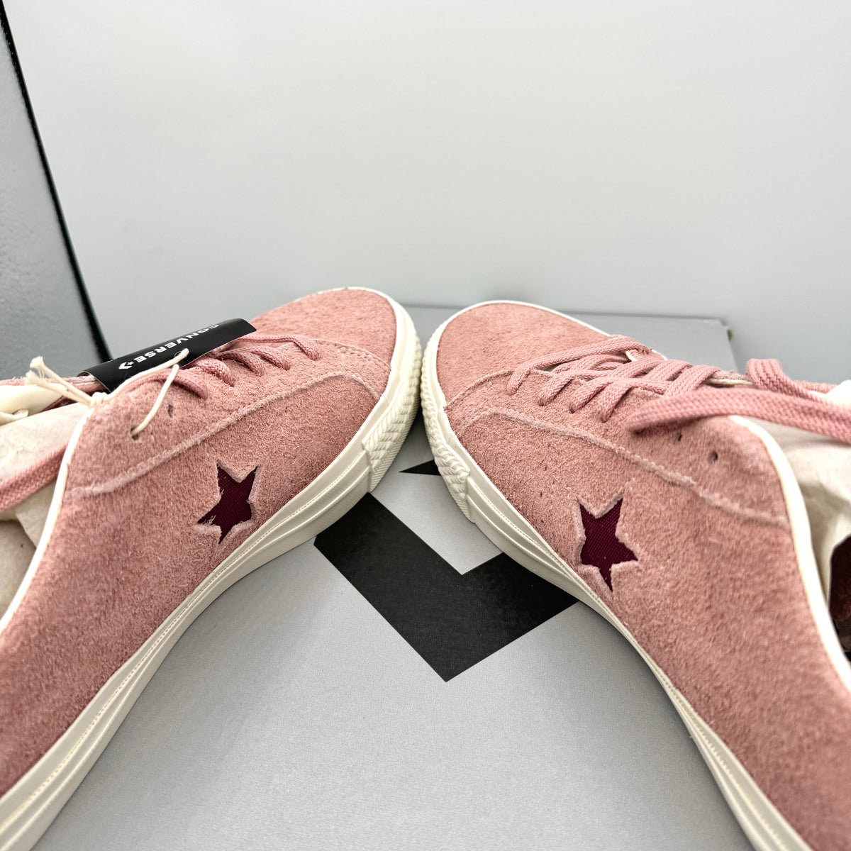 Converse One Star Pro OX Shoes Cherry Vision Canyon Dusk Pink Suede Leather