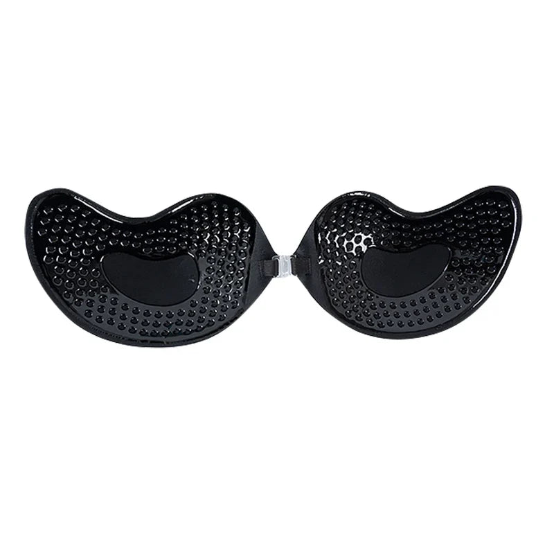 Sexy Invisible Bras Women's Push Up Silicone Mango Bra Without Straps Self Adhesive Seamless Strapless Front Closure Lingerie