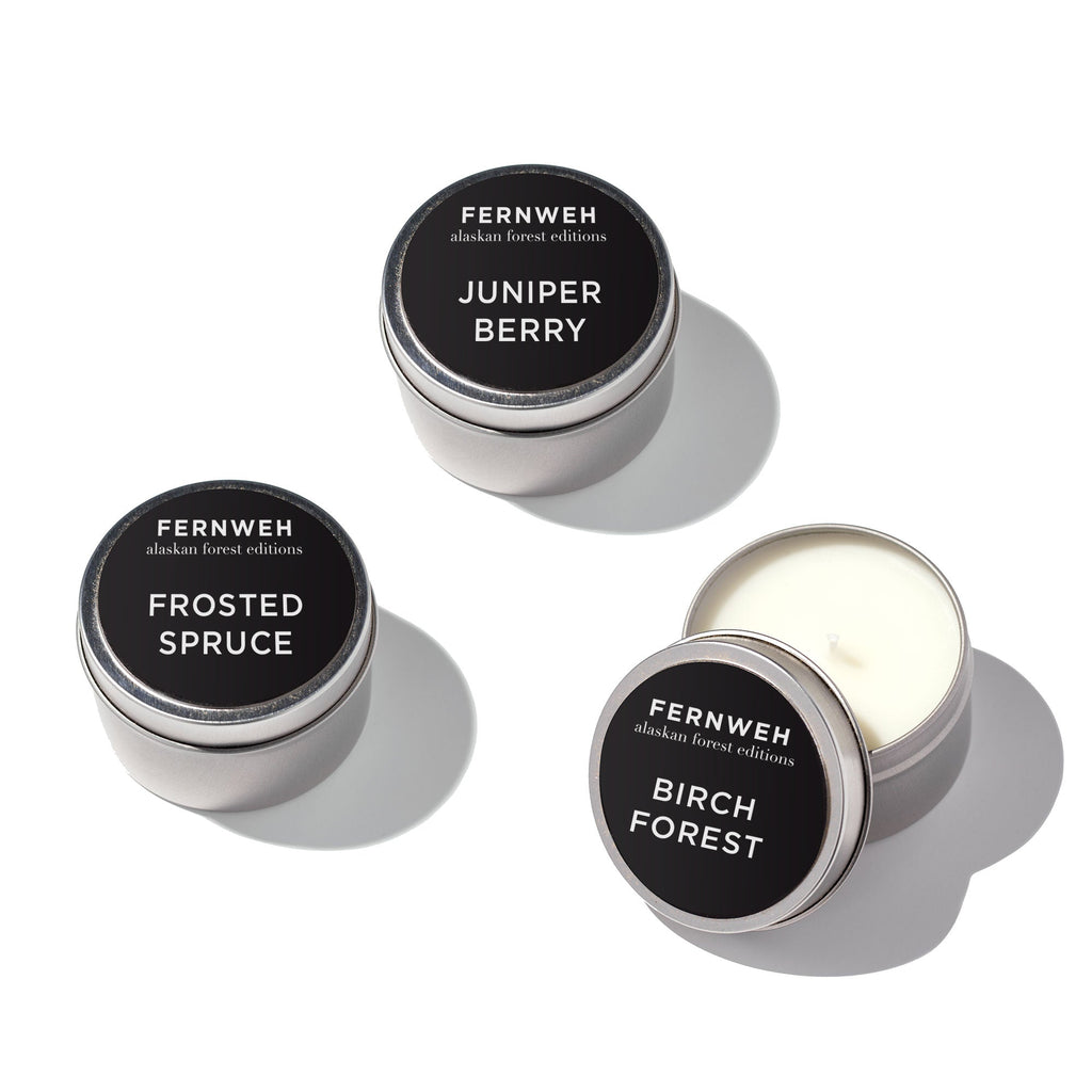 Frosted Spruce Scented Soy Candle