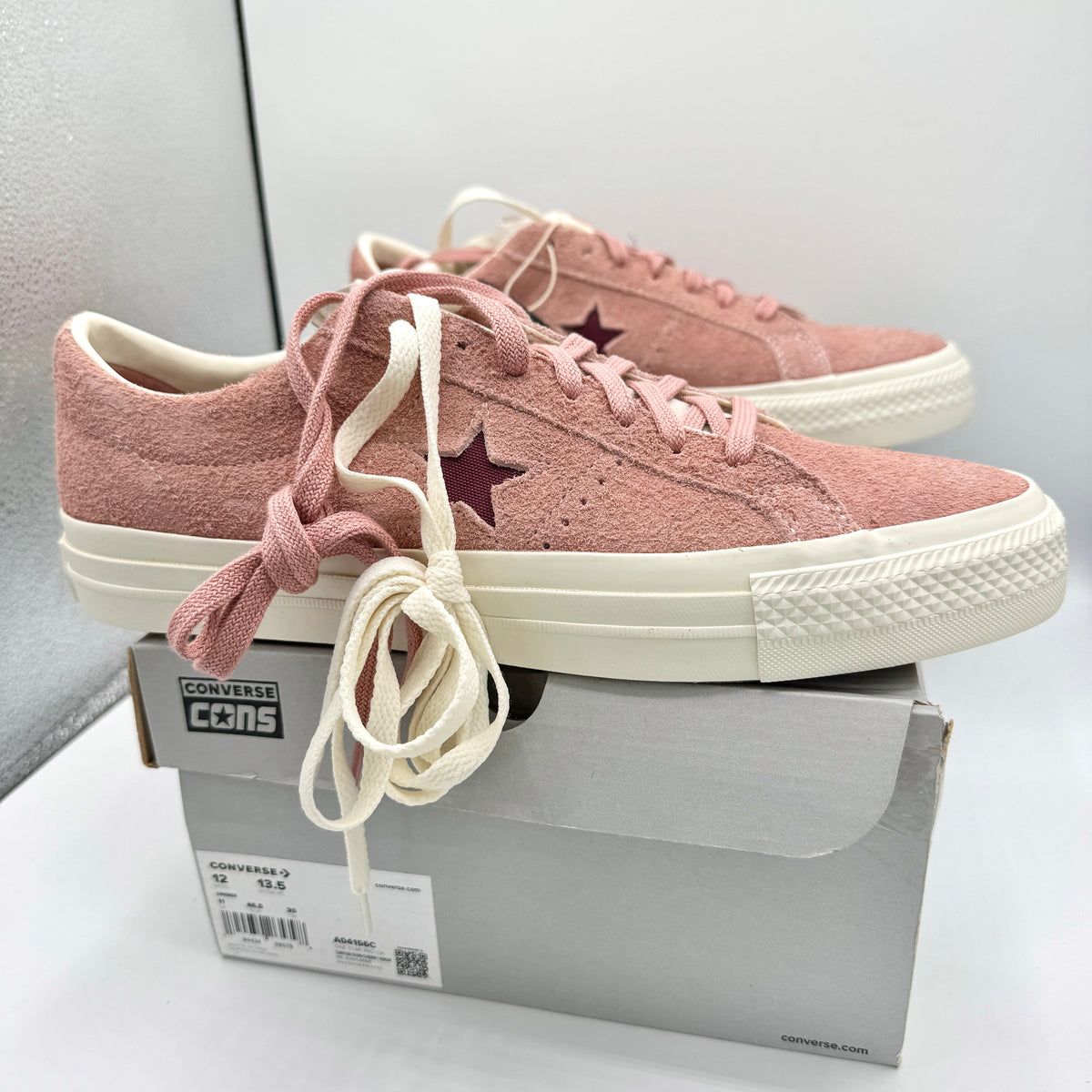 Converse One Star Pro OX Shoes Cherry Vision Canyon Dusk Pink Suede Leather
