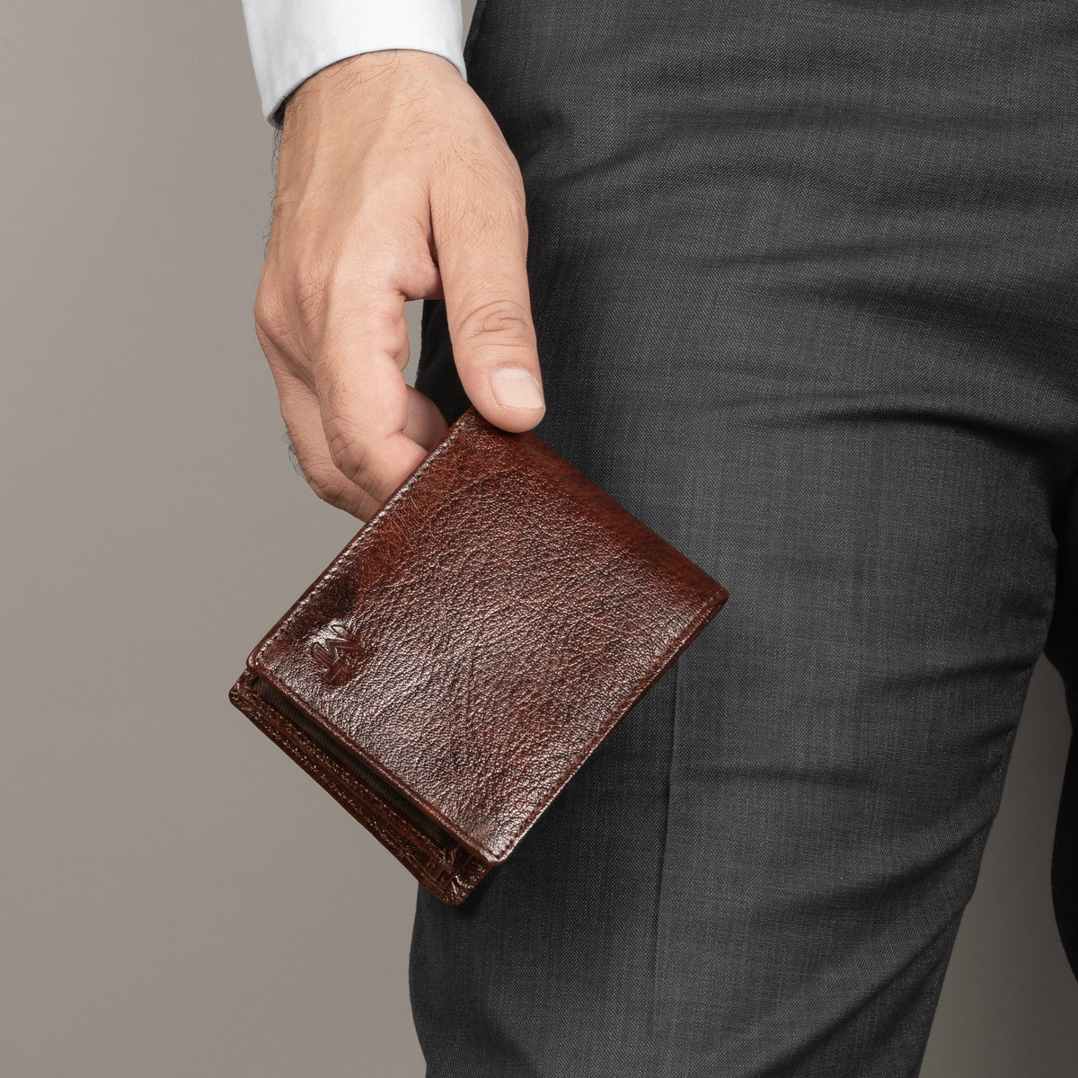 Brown Sleek-Fit Wallet