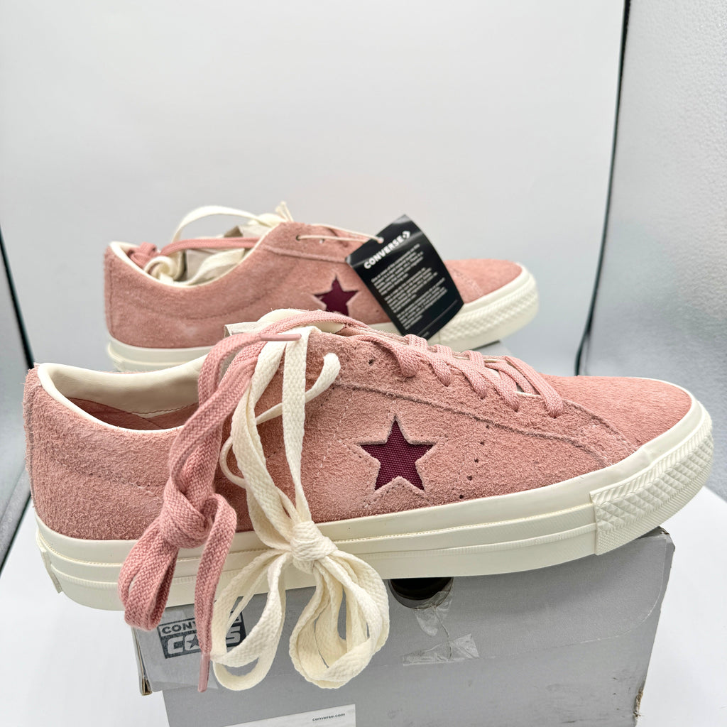 Converse One Star Pro OX Shoes Cherry Vision Canyon Dusk Pink Suede Leather