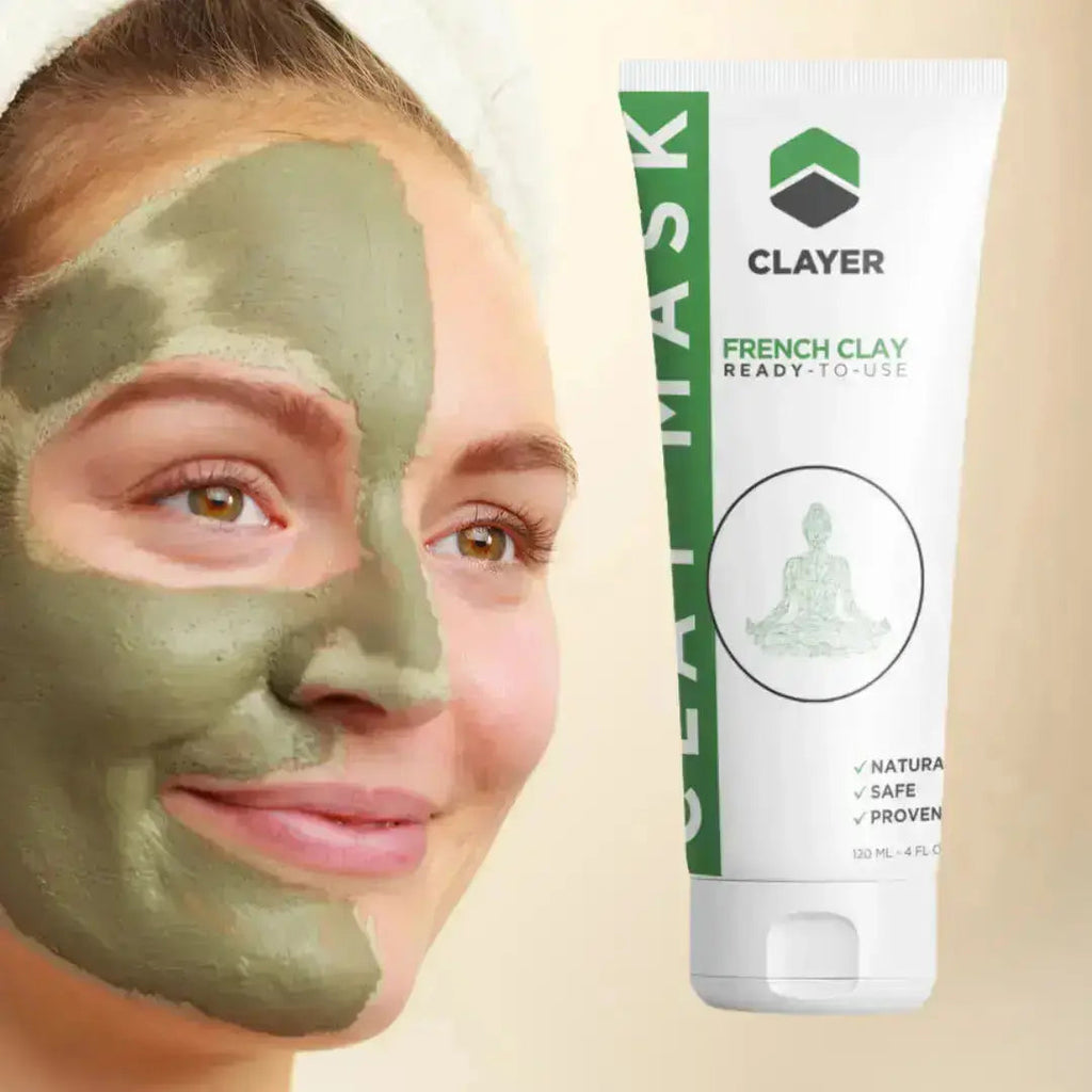 French Clay with Bentonite Clay Mask Ready-to-use