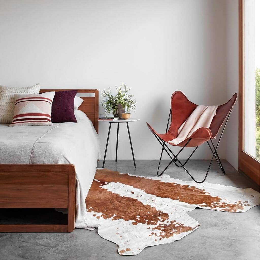 The Cognac Vintage Butterfly Chair