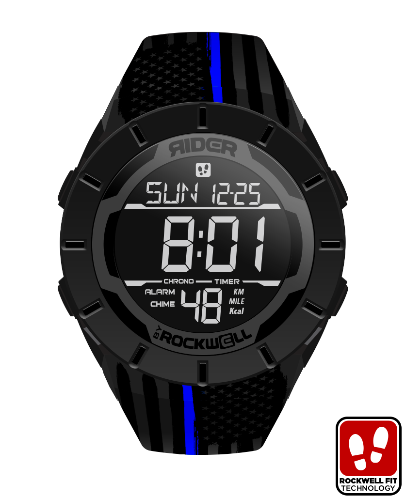 Coliseum Fit™ Assault - Police Edition (Phantom Black) Watch