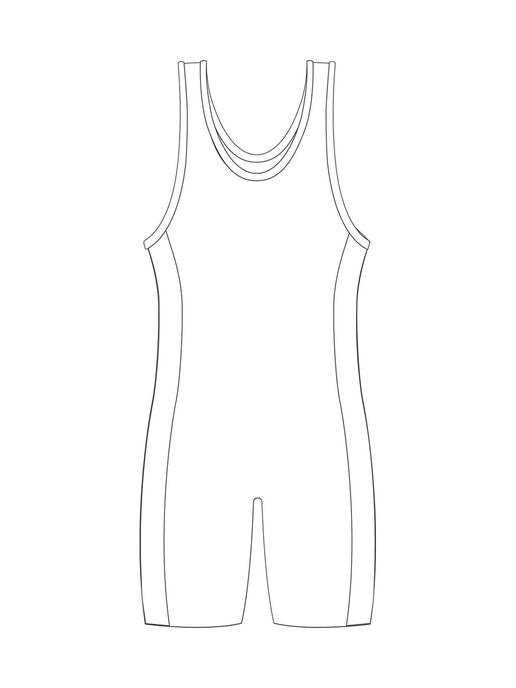 Custom Standard Cut Singlet (w/ Side Panels)