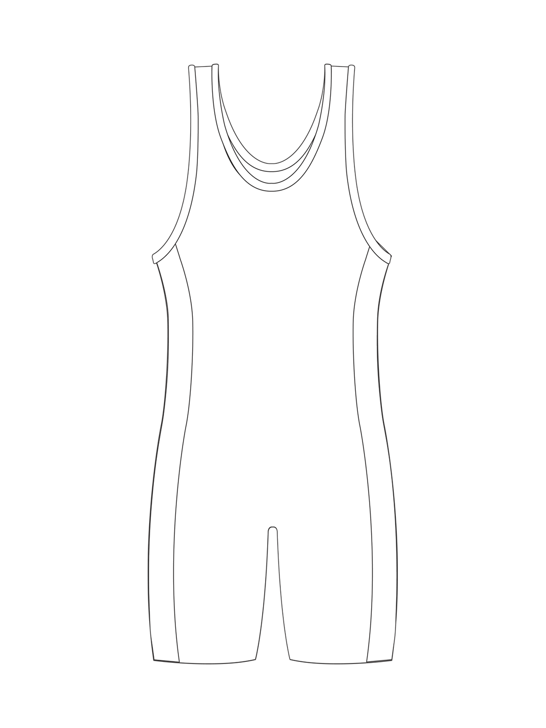 Custom Standard Cut Singlet (w/ Side Panels)