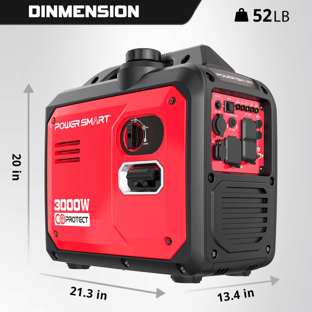 3000W Inverter Gas Generator w/ CO Alert DB5032