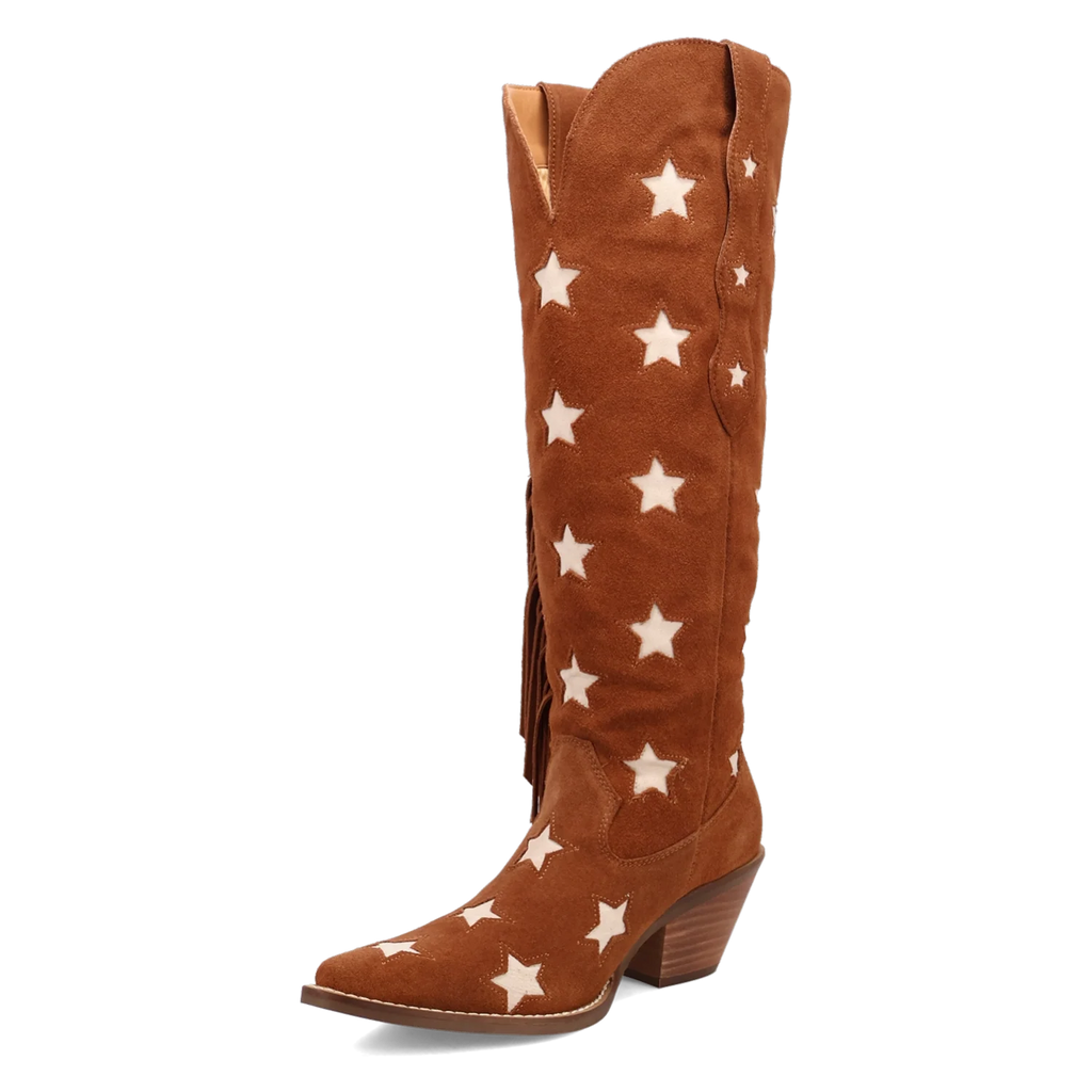 Dingo Super Star - Women's Suede Cowgirl Boots