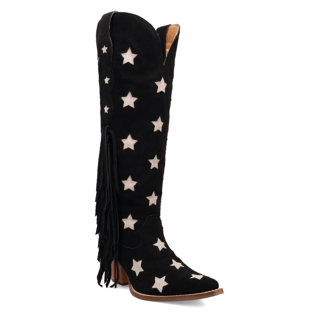 Dingo Super Star - Women's Suede Cowgirl Boots