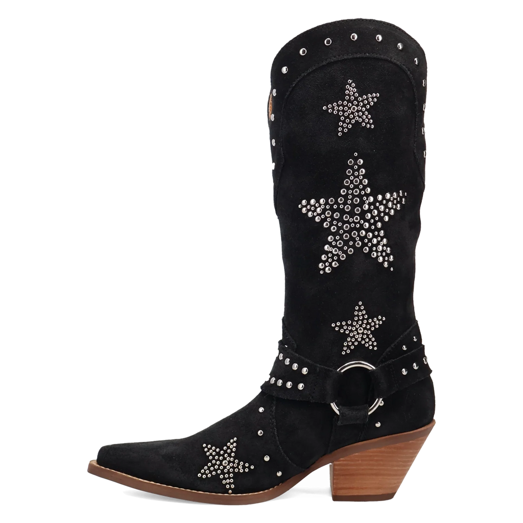 Dingo Lucky Stars - Women's Suede Cowgirl Boots