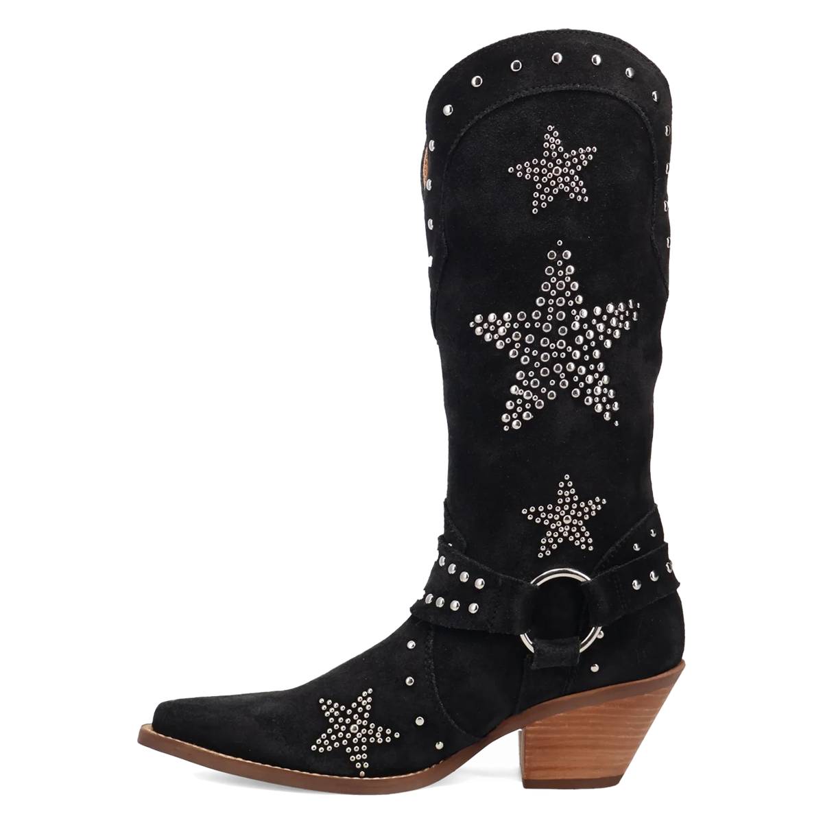 Dingo Lucky Stars - Women's Suede Cowgirl Boots