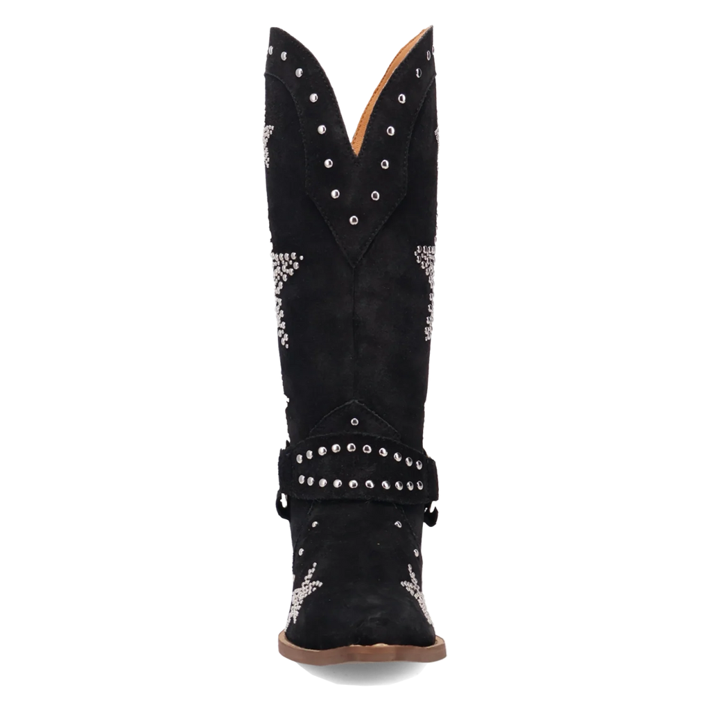 Dingo Lucky Stars - Women's Suede Cowgirl Boots