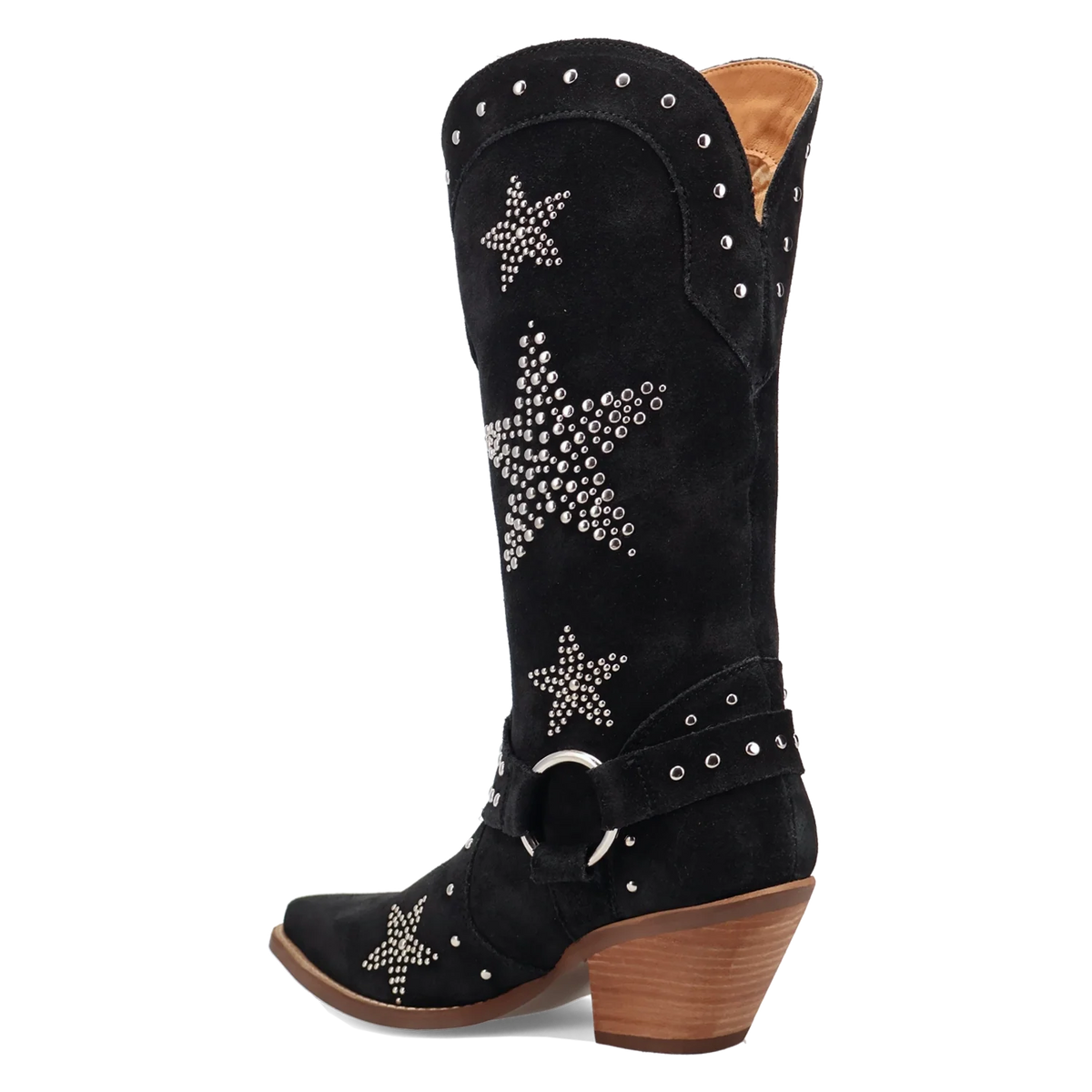 Dingo Lucky Stars - Women's Suede Cowgirl Boots